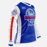 Webig Pabst Race Team Jersey Royal Blue