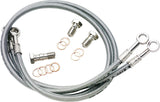 GBRAKES BRAKE LINE KIT SILVER HON