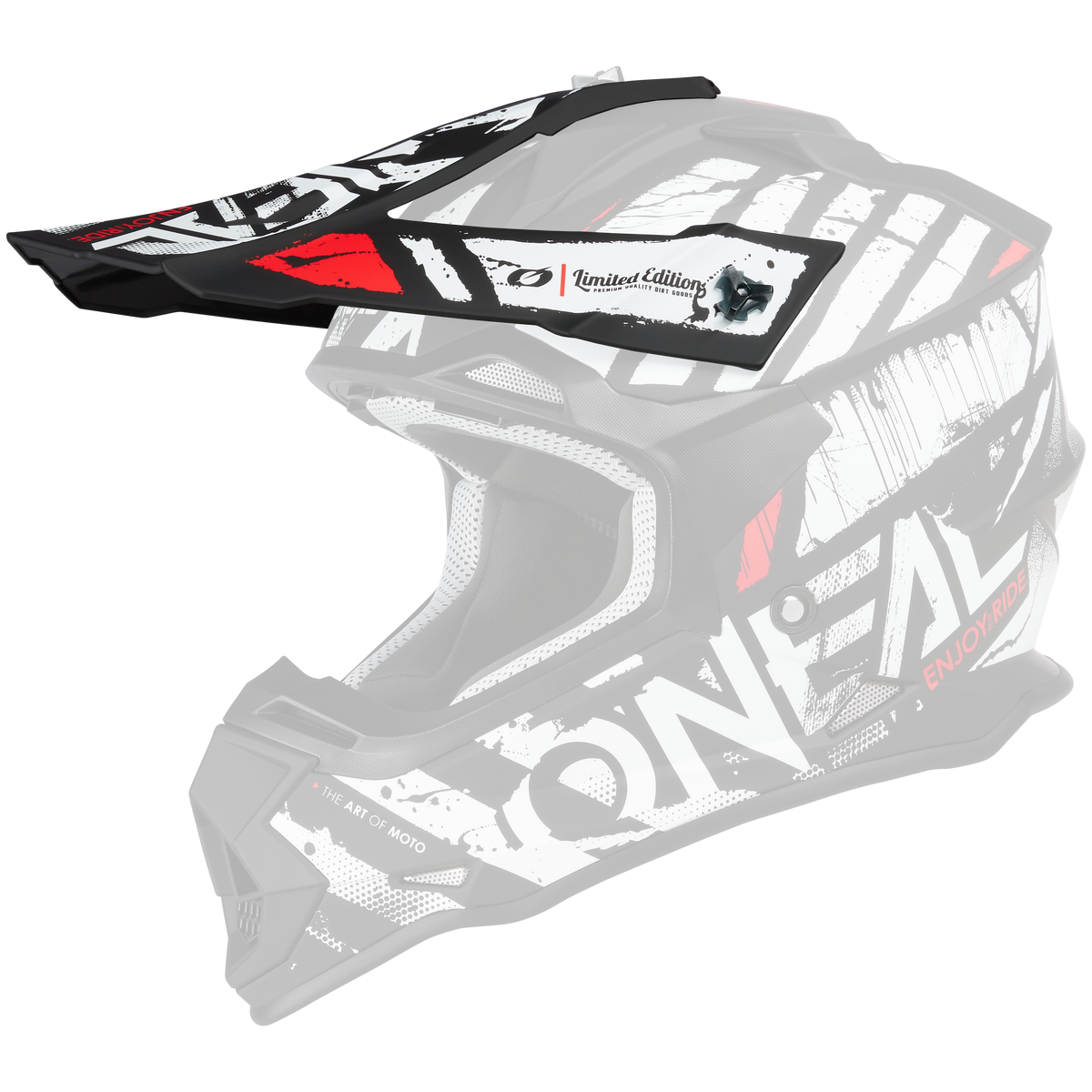 O'NEAL REPLACEMENT 2 SRS Glitch Black/White
