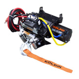 KOLPIN Quick Mount Winch Kit — Steel Cable