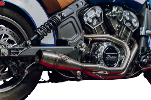 SAWICKI Indian Scout Shorty Cannon Exhaust