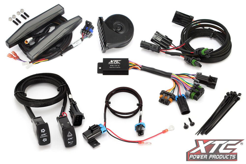 XTC POWER PRODUCTS AUTO TURN SIGNAL KIT W/ HORN AND FRONT DRL LIGHTS CAN
