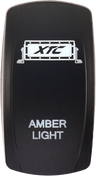 DASH SWITCH ROCKER FACE AMBER LIGHT BAR [630-1034]