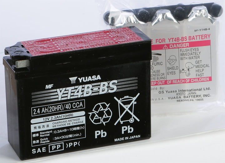 YUASA AGM Maintenance Free Battery