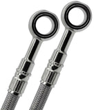 GBRAKES STEEL BRAKE LINE REAR YAM