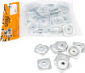 Grand Digger Support Plates Square 5/16" 48/Pk
