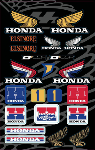 D-COR DECAL SHEETS HONDA