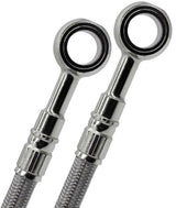 GBRAKES HYDRAULIC BRAKE LINE REAR SILVER