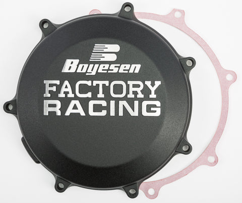 BOYESEN FACTORY RACING CLUTCH COVER KAWASAKI BLACK
