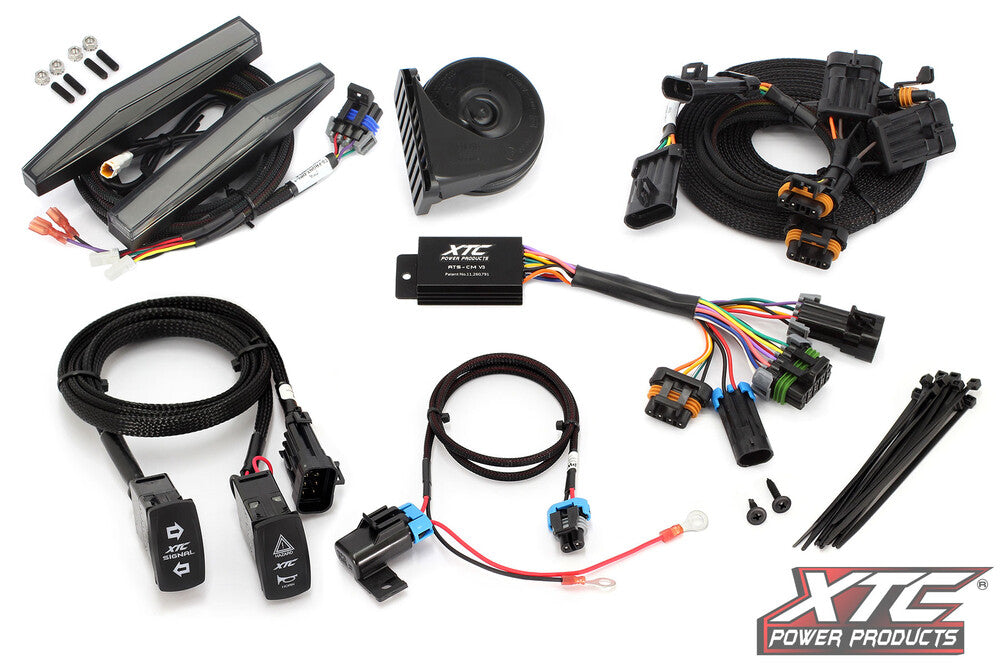 XTC POWER PRODUCTS AUTO TURN SIGNAL KIT W/ HORN AND FRONT DRL LIGHTS CAN