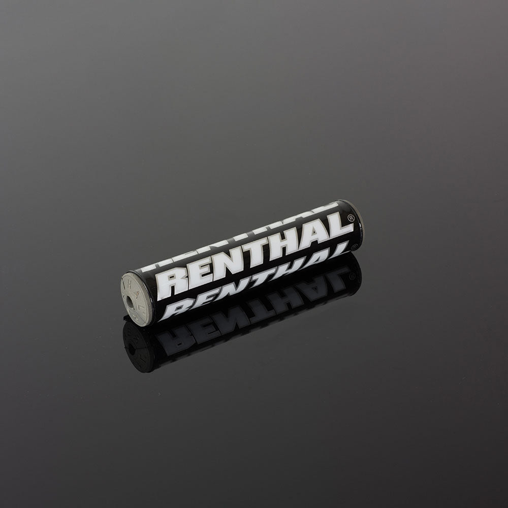Renthal P226 Mini SX Pad (180mm/7.5in) Black, Silver, White (Grey Foam)