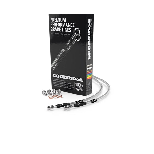 GOODRIDGE FRONT BRAKE LINE DYNA SS STREET BOB 14-17 ABS +4