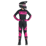 O'NEAL Women's Element Racewear Jersey Black/Pink