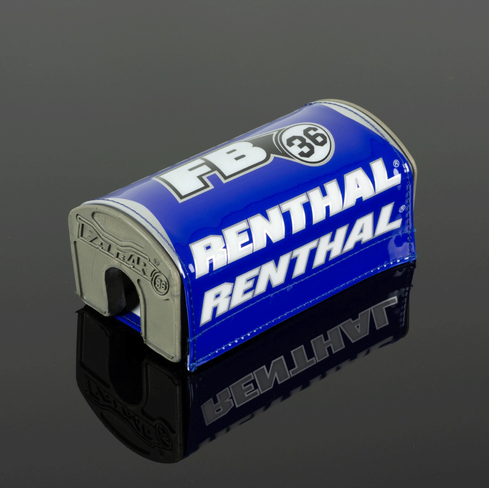 Renthal P340 Fatbar36 Pad, Blue Silver White