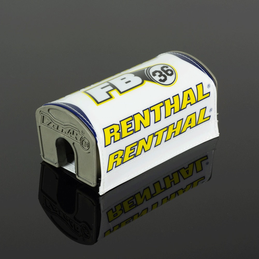 Renthal P348 Fatbar36 Pad, White Blue Yellow