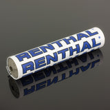 Renthal P350 Vintage SX Pad - White, Black, Blue (grey foam)