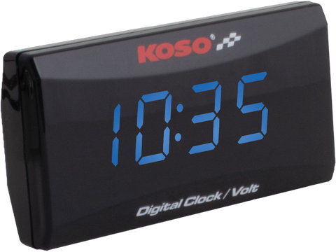 KOSO Super Slim Clock/Volt Meter