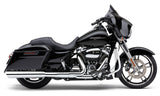 COBRA 909-TWINS 4" SLIP-ONS CHROME FLH/FLT 17-22