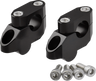 OFFSET HANDLEBAR RISER KIT 20MM 26MM 22.2MM BLACK