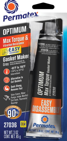 PERMATEX Optimum Grey RTV Silicone