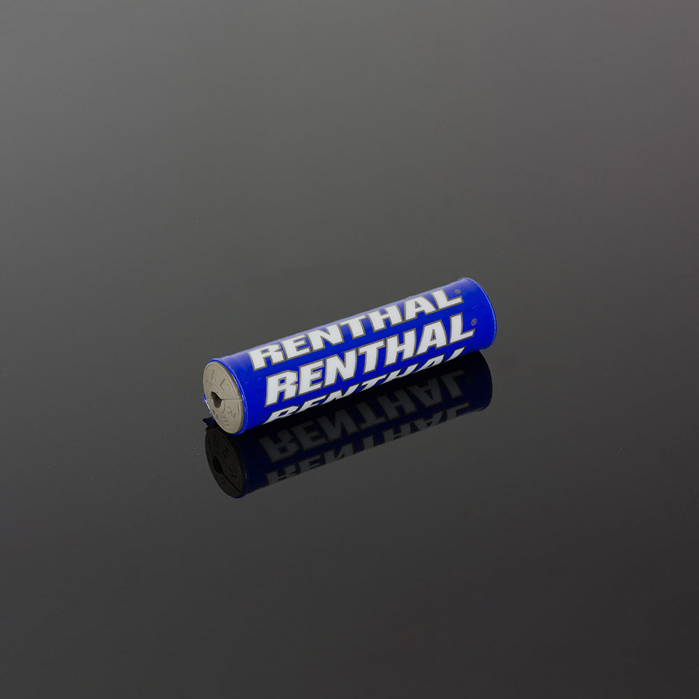 Renthal P217 Mini SX Pad (205mm/8.5in) - Blue, Silver, White (Grey Foam)