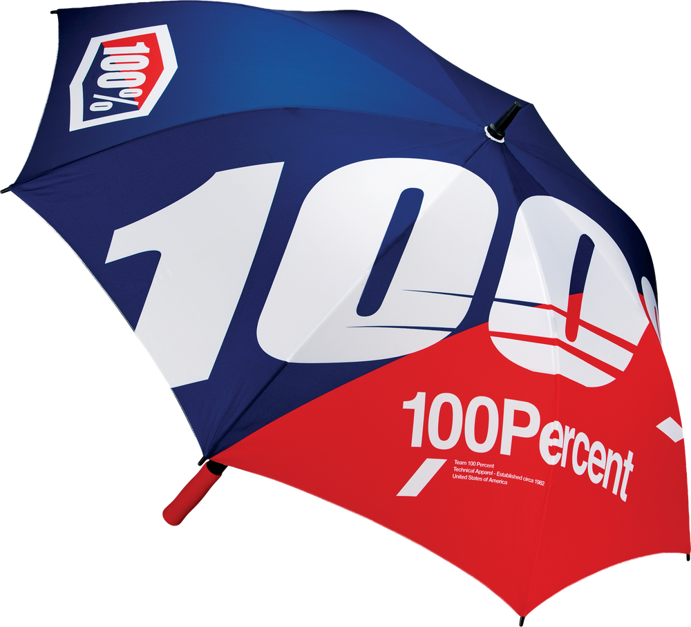 100-PERCENT Official Red/Blue Umbrella