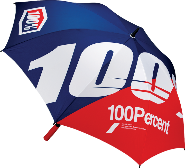 100-PERCENT Official Red/Blue Umbrella