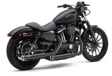 COBRA 3" RPT SLIP-ONS BLACK SPORTSTER 14-22