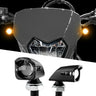MINI LED TURN SIGNAL BLACK AMBER PAIR [653-0166]