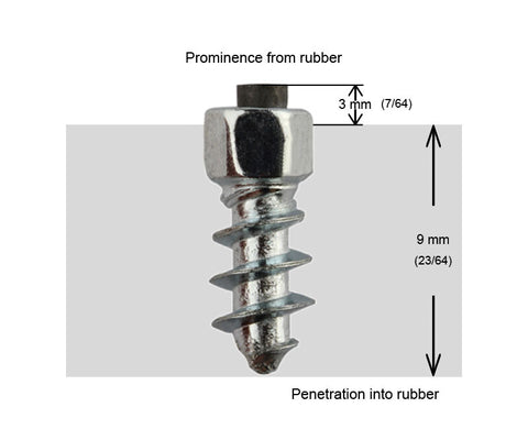 IGRIP 11MM STANDARD SCREW STUDS QTY 100