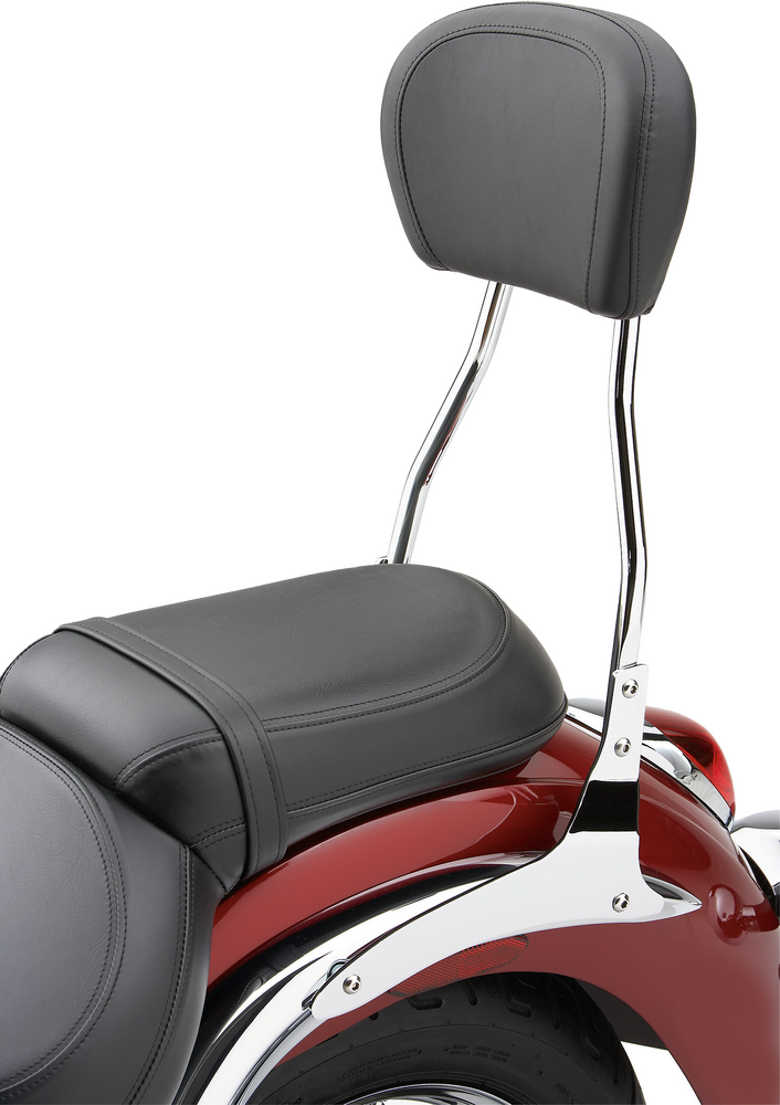 COBRA STD ROUND SISSY BAR W/PAD CHROME KAW VULCAN VN900 06-19
