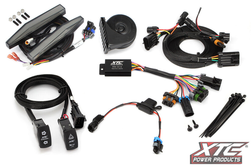 XTC POWER PRODUCTS AUTO TURN SIGNAL KIT W/ HORN AND FRONT DRL LIGHTS CAN