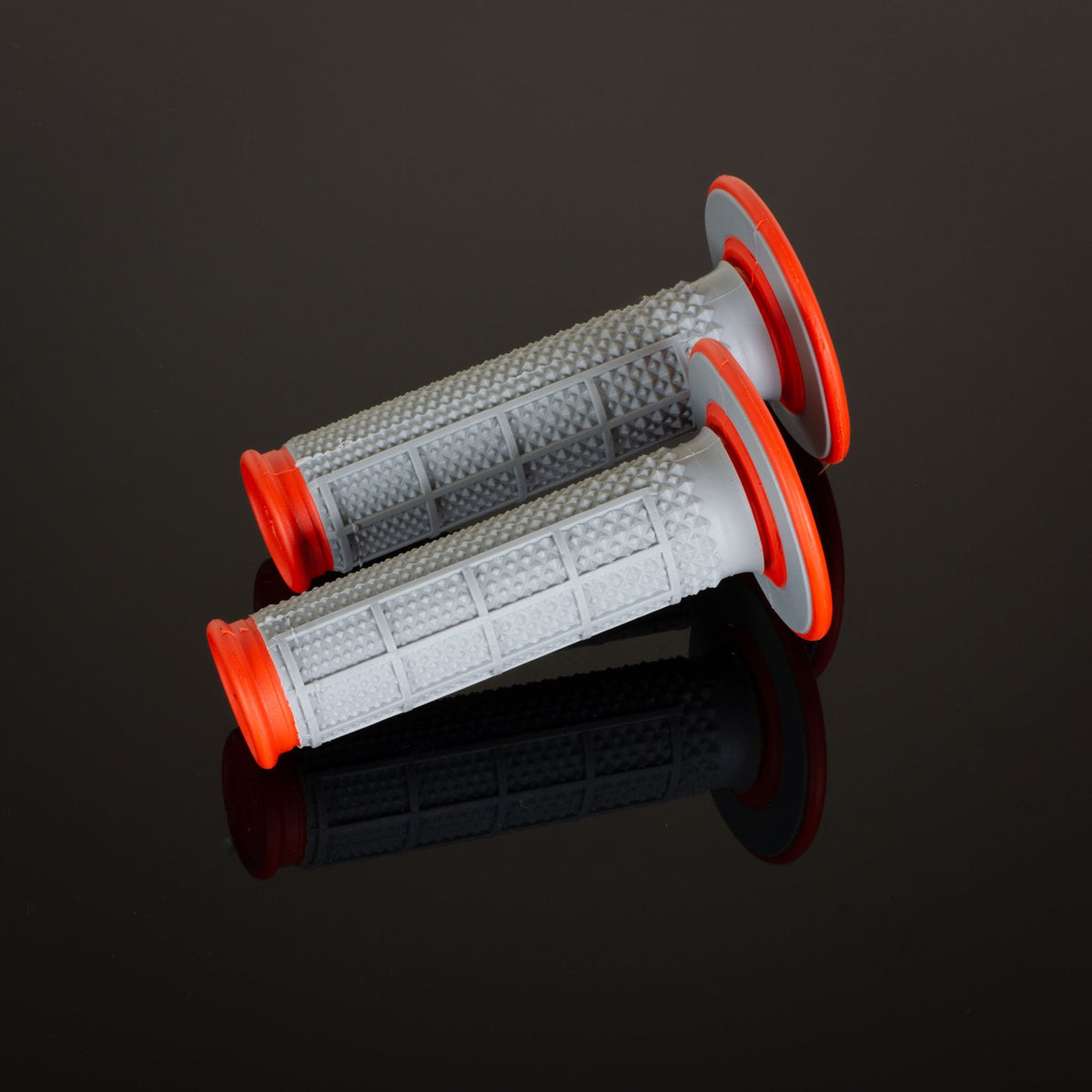 Renthal MX Dual Compound Grips Tapered Orange H/Waff