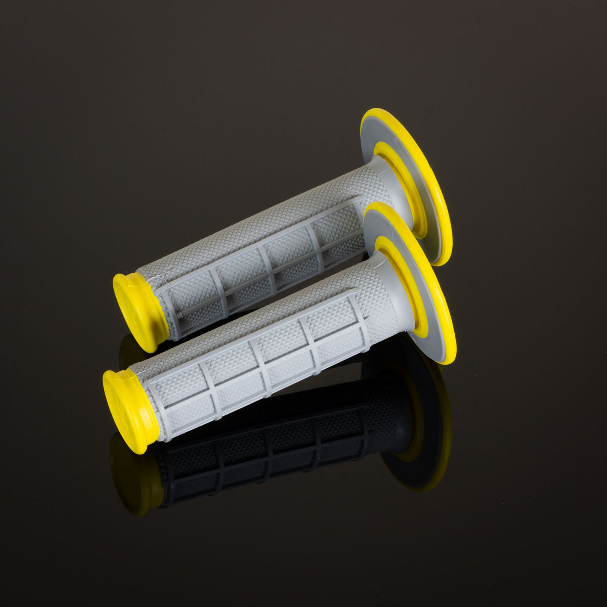 Renthal MX Dual Compound Grips Yellow H/Waff