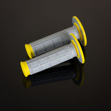 Renthal MX Dual Compound Grips Tapered Yellow H/Waff