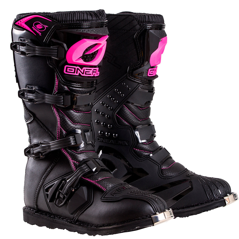 O'NEAL Women's Rider Boots Black/Pink