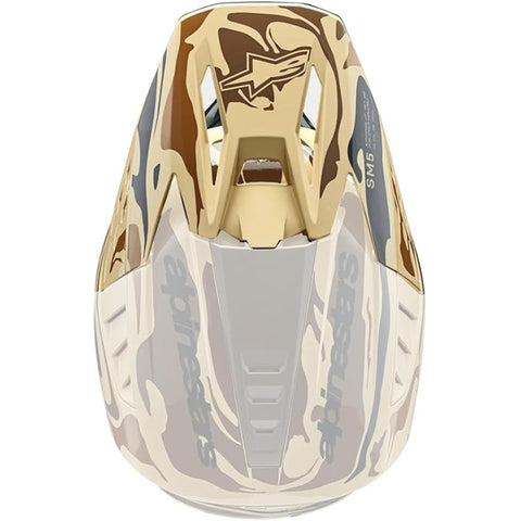 ALPINESTARS S-M5 VISOR MINERAL DARK BROWN/KANGAROO MATT