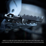 Nihilo Concepts Foot Peg Weld On Extensions