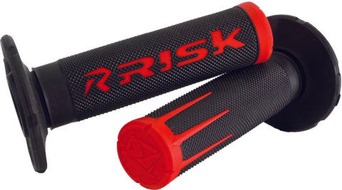 Risk Racing Fusion 2.0 Motorcycle Grips Red