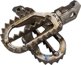 WPS Raptor Titanium Foot Pegs 5mm Back From Stock