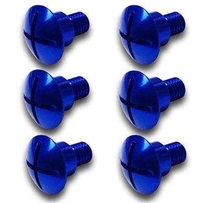 Nihilo Concepts KTM / Husqvarna / GASGAS / Cobra Factory Aluminum Fork Guard Bolts Blue 2009-2022