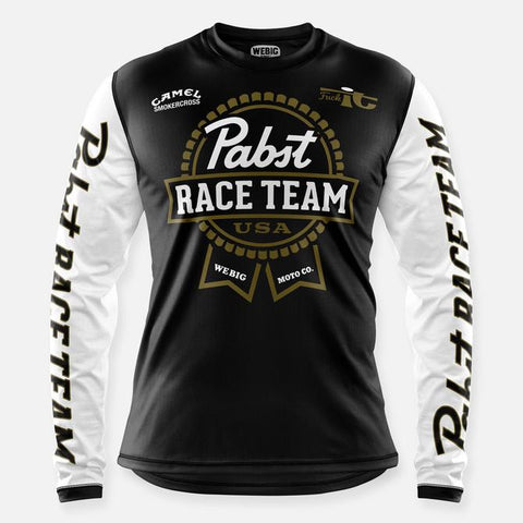 Webig PBR Race Team Jersey Black-White-Gold