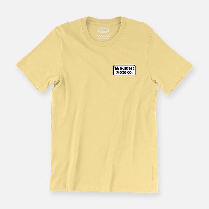 Webig Moto Co Tee Vintage Yellow