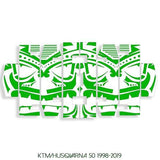 Nihilo Concepts KTM / Husqvarna / GASGAS 50 Radiator Louver Graphics 1998-2021