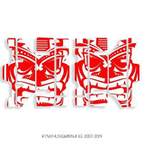 Nihilo Concepts KTM / Husqvarna / GASGAS 65 Radiator Louver Graphics 2007-2021